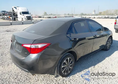 2016 Toyota Corolla Le из США, поврежденный, VIN 2T1BURHE4GC709225